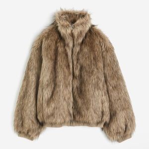 H&M faux fur jacket